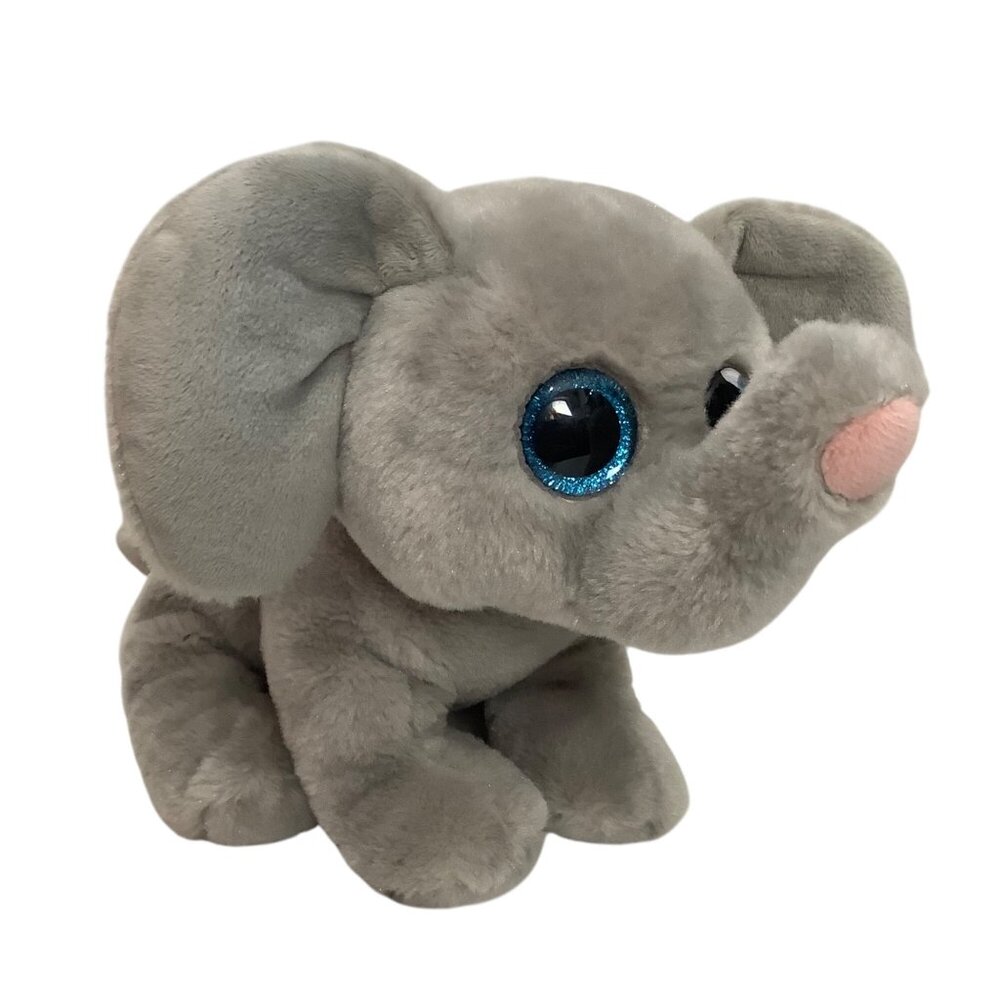Vtg Ty Beanie Boos Whopper The Elephant Gray Plush Toy 10.5" Stuffed Animal